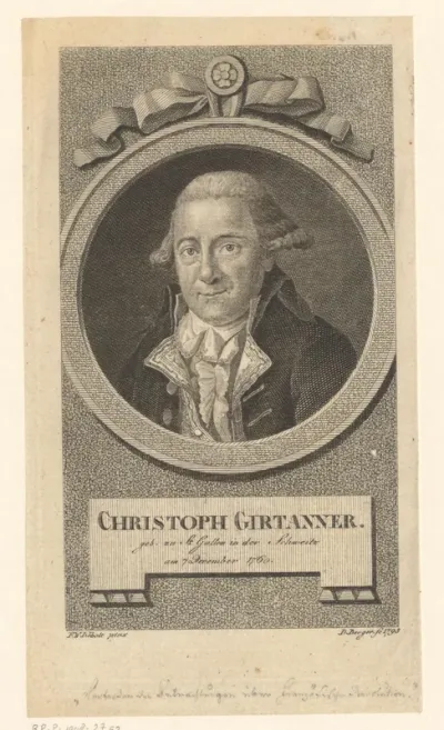 Portret van Christoph Girtanner