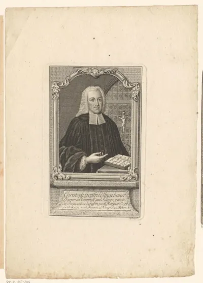 Portret van Christoph Gottfried Ungibauer