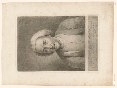 Portret van Christoph Gottfried Wendler