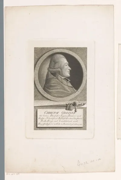 Portret van Christoph Greiner