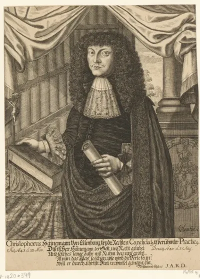 Portret van Christoph Hainemann