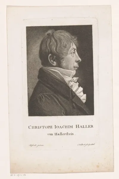 Portret van Christoph Hans Joachim, Freiherr Haller von Hallerstein