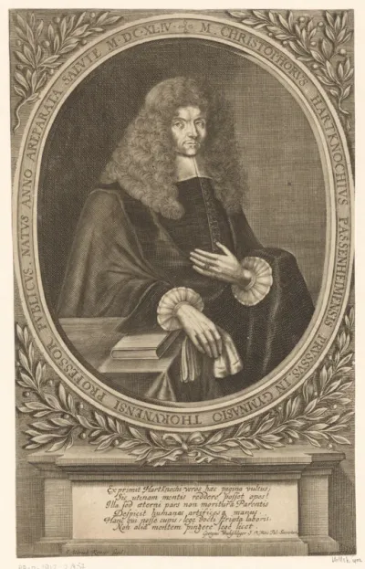 Portret van Christoph Hartknoch