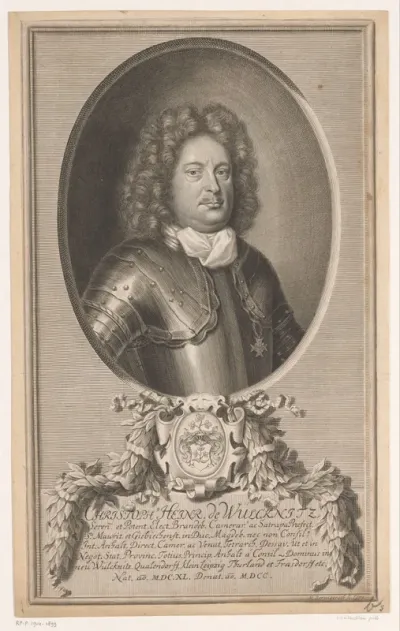 Portret van Christoph Heinrich von Wülcknitz