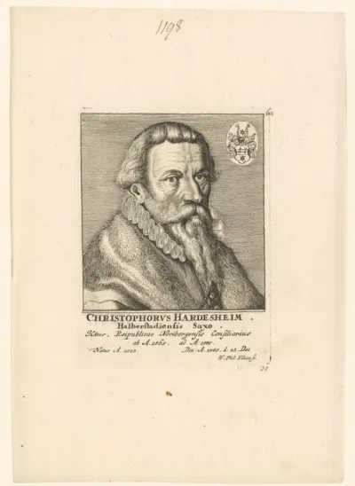 Portret van Christoph Herdesianus