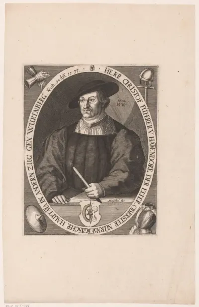 Portret van Christoph I Fürer von Haimendorf