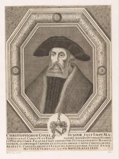 Portret van Christoph I Gugel