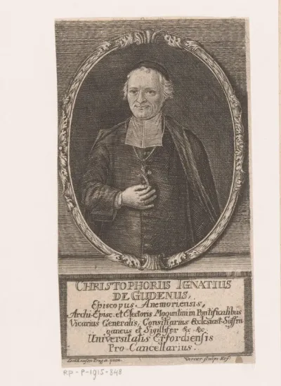 Portret van Christoph Ignaz von Gudenus