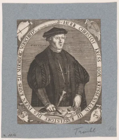 Portret van Christoph II Kreß von Kressenstein