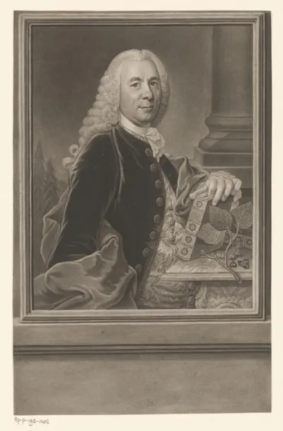 Portret van Christoph Jacob Trew