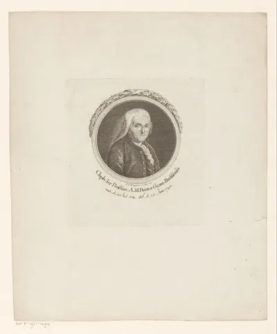 Portret van Christoph Jeremias Rost