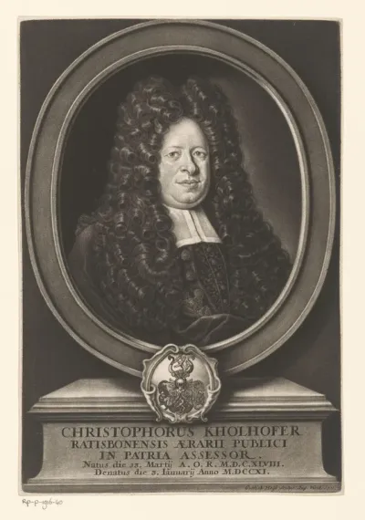 Portret van Christoph Kholhofer