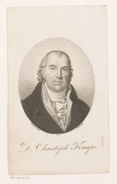 Portret van Christoph Knape