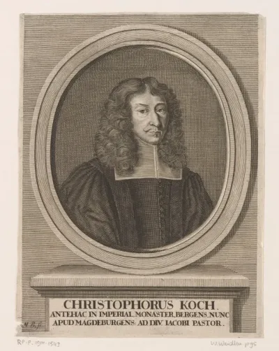 Portret van Christoph Koch