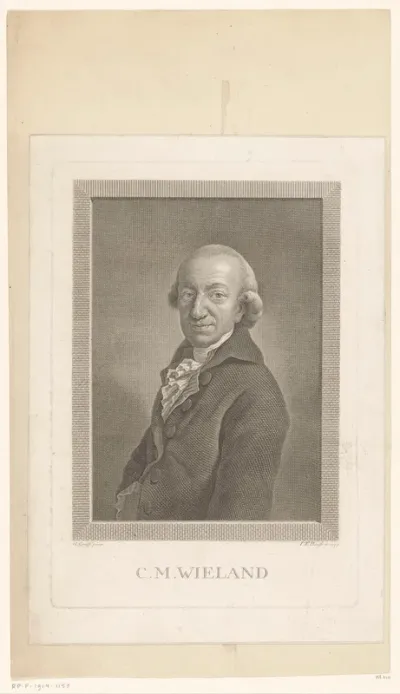 Portret van Christoph Martin Wieland