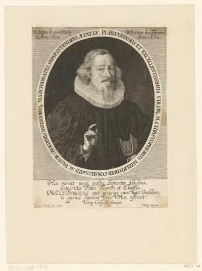 Portret van Christoph Meelführer