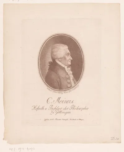 Portret van Christoph Meiners