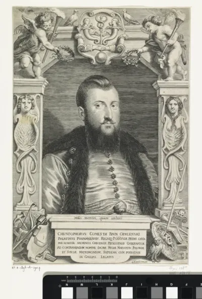 Portret van Christoph Opalinski, Graaf van Bnin, Paltsgraaf van Posen