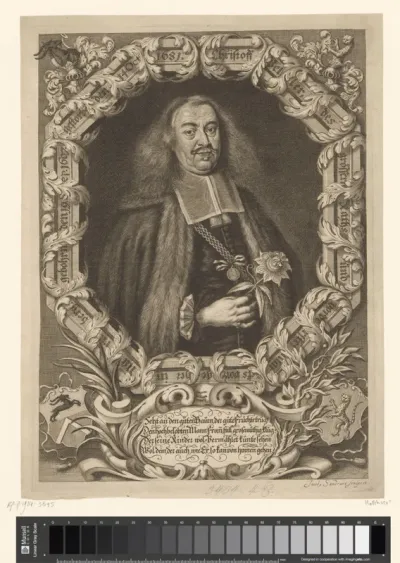 Portret van Christoph Peller von Schoppershof