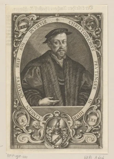 Portret van Christoph Peutinger