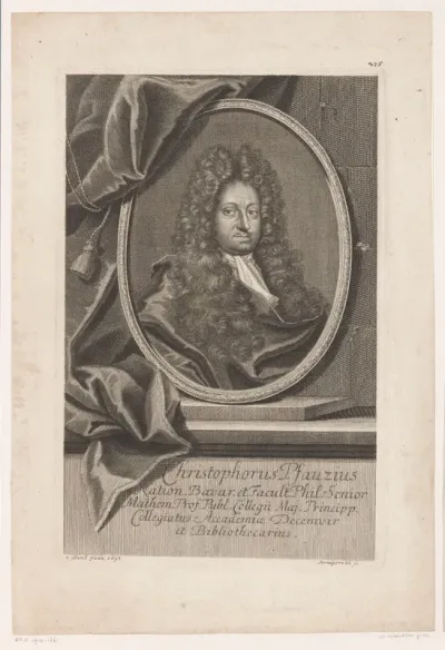 Portret van Christoph Pfauz