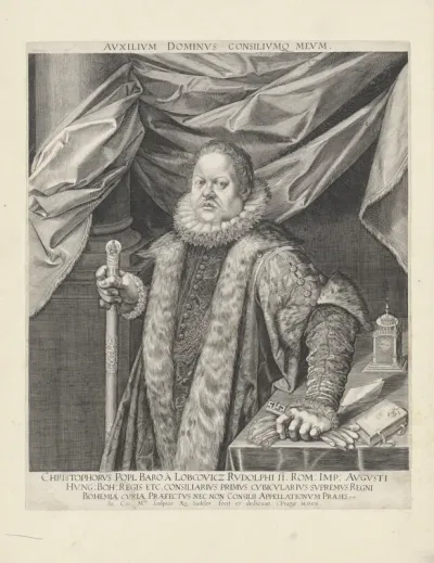 Portret van Christoph Popel, baron van Lobkowicz