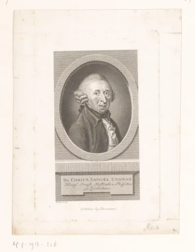 Portret van Christoph Samuel Ungnad