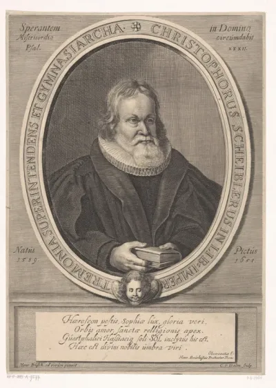 Portret van Christoph Scheibler