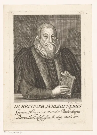 Portret van Christoph Schleupner