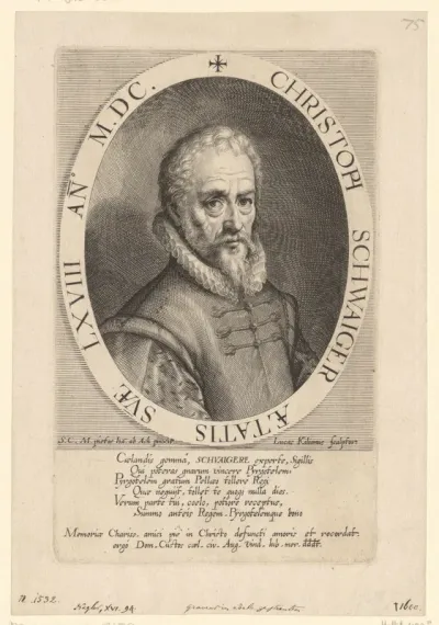 Portret van Christoph Schwaiger