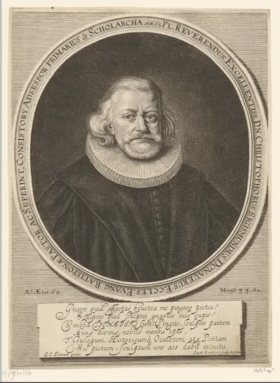Portret van Christoph Sigmund Donauer
