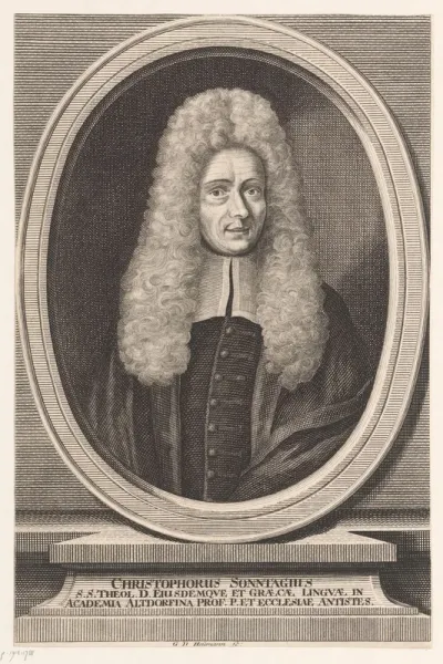 Portret van Christoph Sonntag