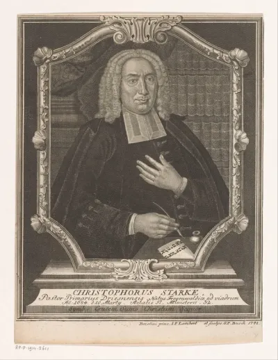 Portret van Christoph Starke