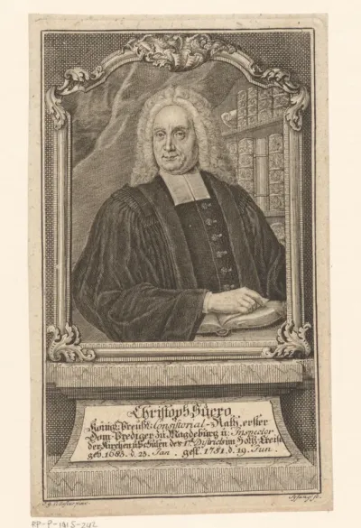 Portret van Christoph Sucro