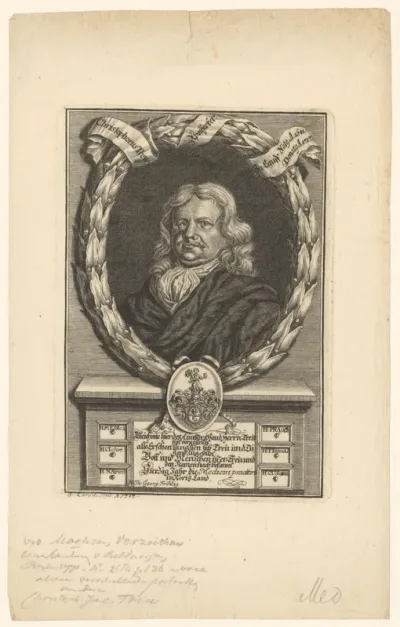 Portret van Christoph Trew