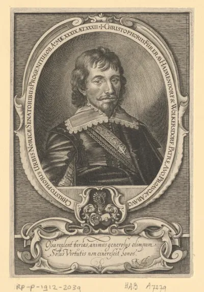 Portret van Christoph V Fürer von Haimendorf