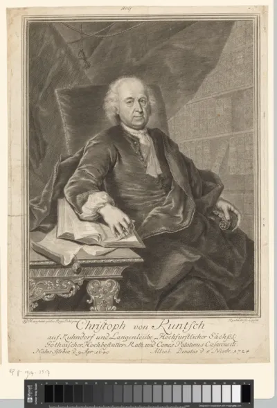 Portret van Christoph von Kuntsch