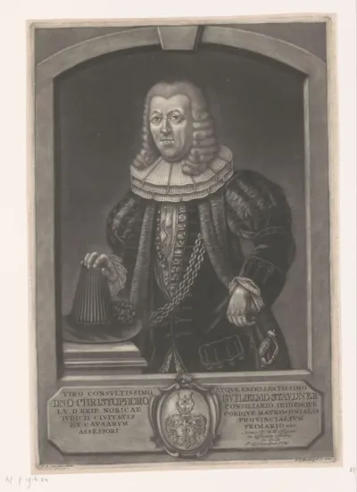 Portret van Christoph Wilhelm Staudner