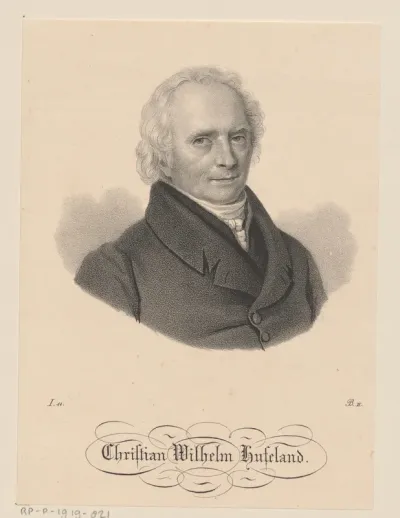 Portret van Christoph Wilhelm von Hufeland