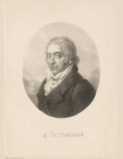 Portret van Christoph Wilhelm von Hufeland