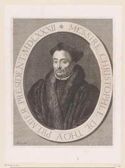 Portret van Christophe de Thou
