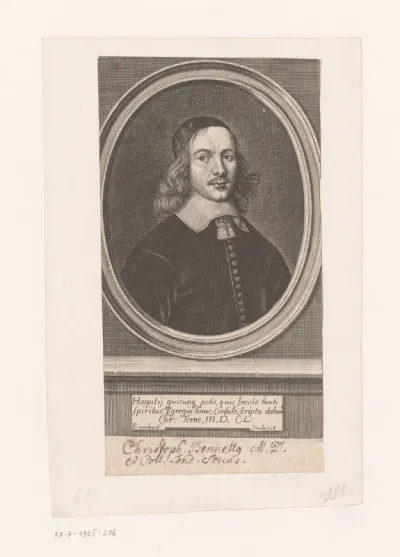 Portret van Christopher Bennet