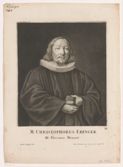 Portret van Christopher Ehinger