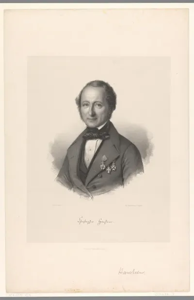 Portret van Christopher Hansteen