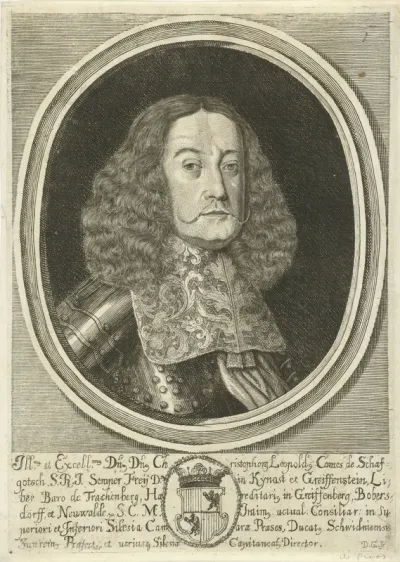 Portret van Christopher Leopold, graaf van Schaffgotsch