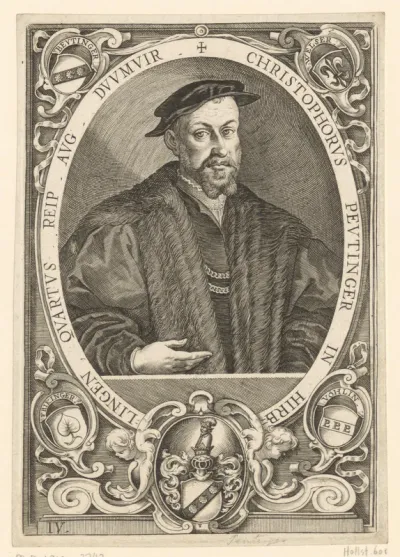 Portret van Christopher Peutinger