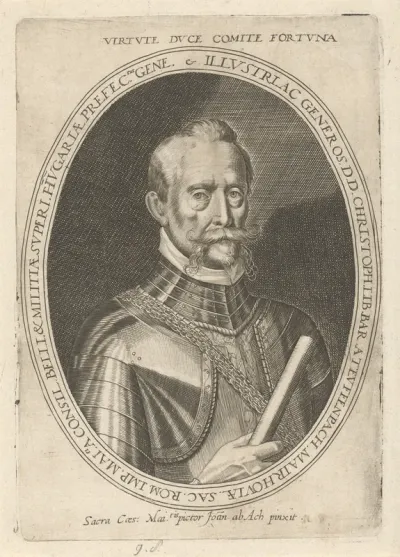 Portret van Christopher von Tiefenbach