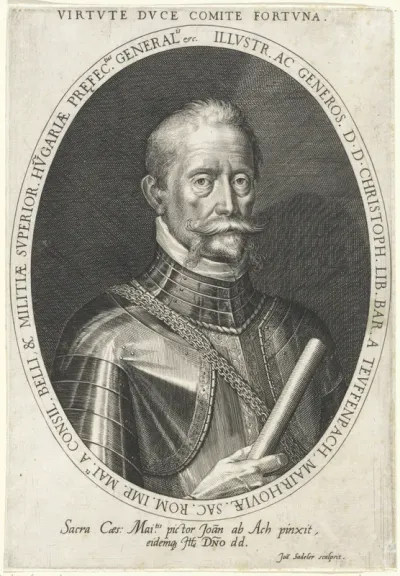 Portret van Christopher von Tiefenbach