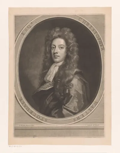 Portret van Christopher Walters Stockdale Esqr.