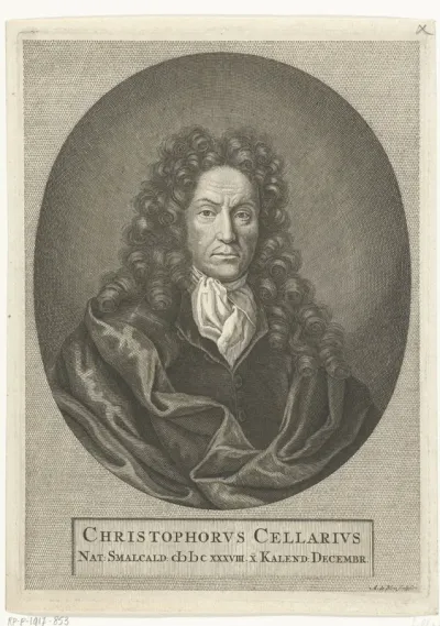 Portret van Christophorus Cellarius